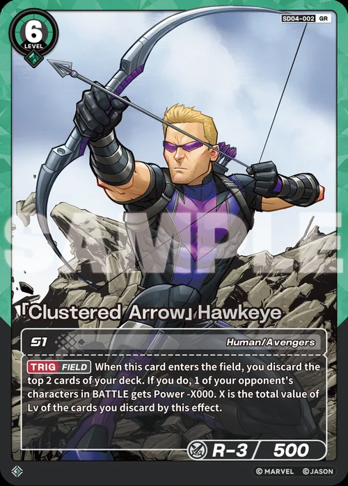 「Clustered Arrow」Hawkeye